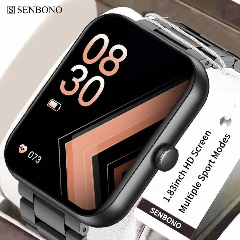 SENBONO 2022 ο DIY ð  Ʈ ġ  3ATM IP68  ɹڼ   Smartwatch